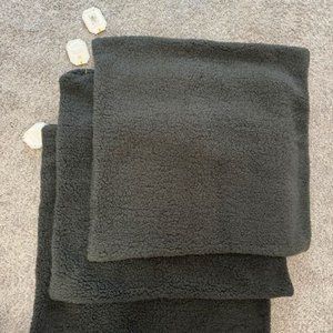 Pottery Barn Euro Pillow Sherpa Covers (Set of 3), NWT